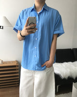 セリンナイロン半袖シャツ
