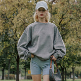 VINTAGE PIGMENT WASHED SWEATSHIRT GRAY