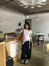 ループシルク半袖Tシャツ (2color)