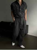 [S/S]ピグメントウェスタンマッスルフィットハーフシャツ(3color)