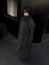 シティハイネックロングコート (2color)