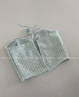 BLACKPINK Tweed Backless Bustier