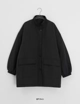 [unisex] ペッターハーフボンバーパディングジャンパー