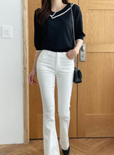 Return Back Pocket Stretch Bootcut Pants