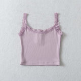 ライラックレースボタンタンクトップ 231646396