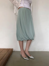 Cuico Balloon Midi Skirt