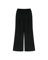Pleated Wide Lounge Pants _ Black