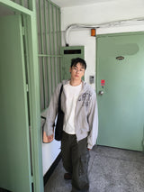 No.1404 CREW hood ZIP-UP (3color)