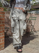 Dirty Off Multi-Cargo String Pants
