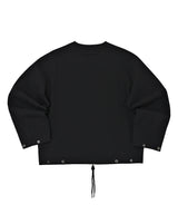 EARTH COTTON Y ZIP-UP JACKET (Black)