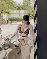 See-through overfit shirt