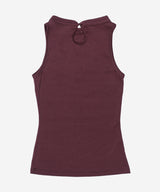 Rose Lace Halter Top #Wine