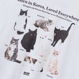 [ULKIN] コリアンショートヘアオーバーサイズ半袖Tシャツ_ホワイト