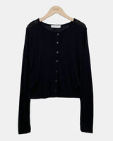 Foda Sheer Ribbed Cardigan