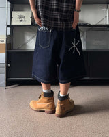 PD ハンドルエンブロイダリーバミューダコットンパンツ
