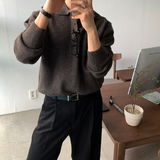オールデイセミオーバーハッチカラニット