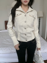 Cielo Classic Epaulet Slim-fit Jacket