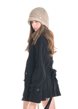 MELLOW KNIT CARDIGAN [BLACK]