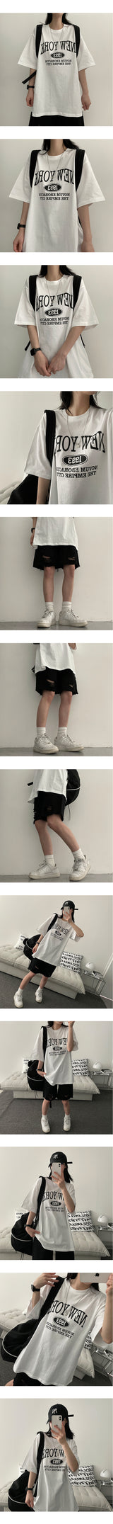 Bei Damage Half-Length Pants