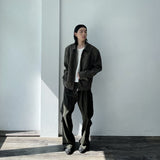 Stand Collar Zip Jacket