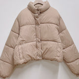 gelato pastel cropped padded jacket