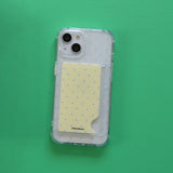 [Jelly] ミニドットver.1(Yellow&blue dot)カードポケットケース