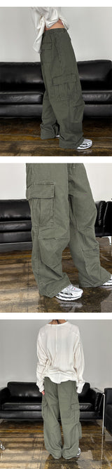 [S/S] Parasuete banding cargo pants(4color)
