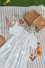 ULLALA PAJAMA Lila Short-sleeve One-piece Ivory[24162WOSXN]