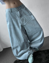 Willy Graphic Tattoo Print Balloon Pants 2color