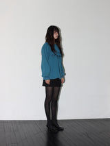 ベレロスウェットシャツ(PEACOCK BLUE)