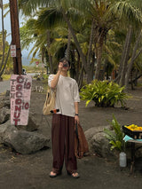 ASCLO Hello Linen Two Tuck Pants (5color)
