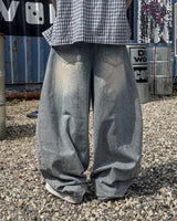 クリアバルーンデニムパンツ