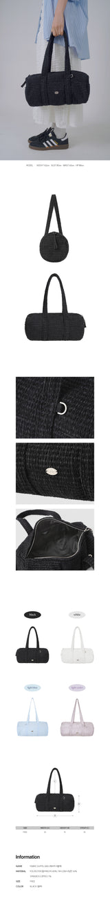 FABRIC ダッフルバッグ(BLACK)