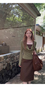 Olive Tree インナーツーピースロングスリーブTシャツ