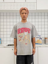 VENTIQUE Pig red horse T-shirt 2color