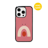【MADE】シェイププレイ!_ピンクエモーションiPhoneケース [グロッシーグラス/Magsafe]
