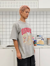 VENTIQUE Pig red horse T-shirt 2color