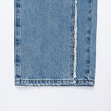 FRONT SIDE PATCHWORK DENIM PANTS code 18106