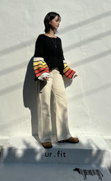 LIN BLANC COLOR DENIM PANTS code 18300
