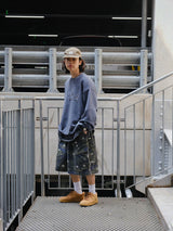 DA Flower Cargo Bermuda Pants