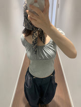 Renee Shirring T-shirt (3color)