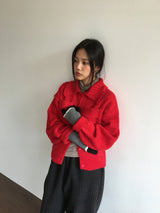 Dean Boucle Collar Cardigan (4 Colors)