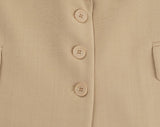 THREE BUTTON BLAZER (BEIGE)