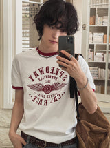 スピーディープリント リンガー 半袖Tシャツ