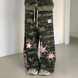 GRIME SET-UP CAMO WIDE BANDING PANTS UNISEX
