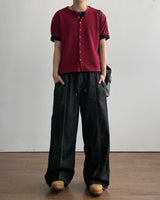 Plac Knit Short Sleeve Cardigan