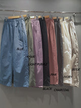 ASCLO Pastel Nylon Wide Pants (8color)