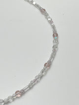 MADE pink donut necklace
