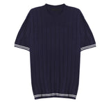 ASCLO Point Line Musclefit Short Sleeve Knit (3color)
