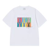 25SS ALIEN RABBIT POPART SHORT SLEEVE T-SHIRT WHITE